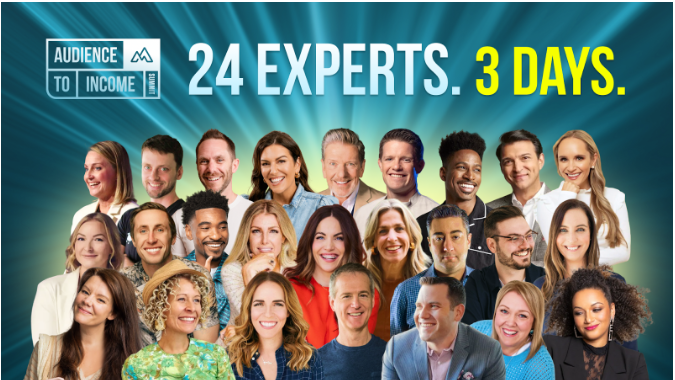 Audience to Income Summit Hosted by Stu McLaren