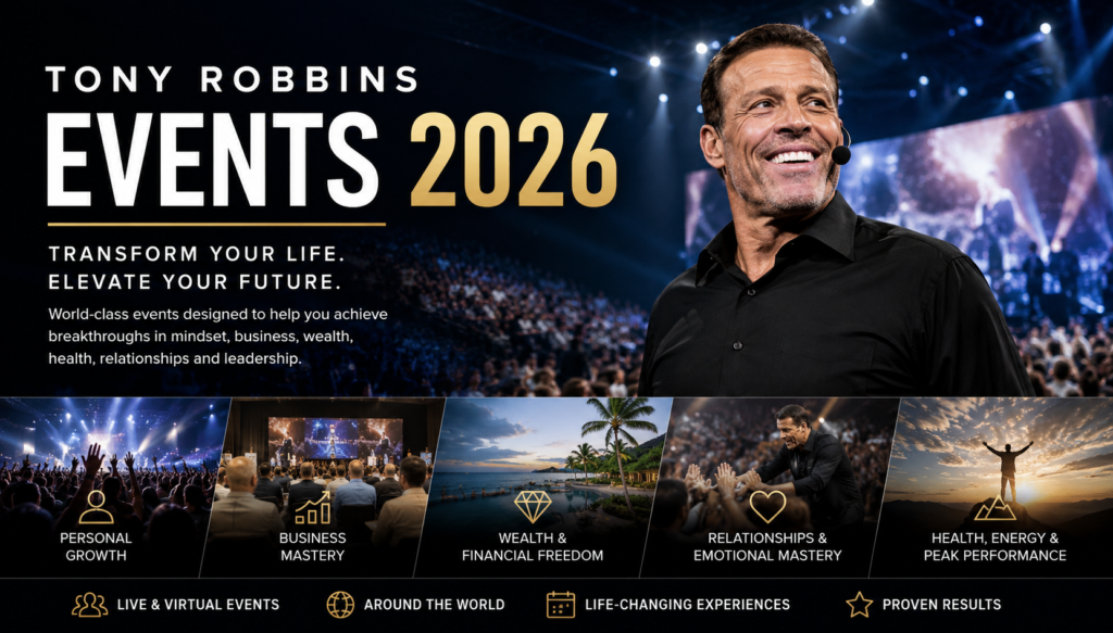 Tony Robbins Events 2026