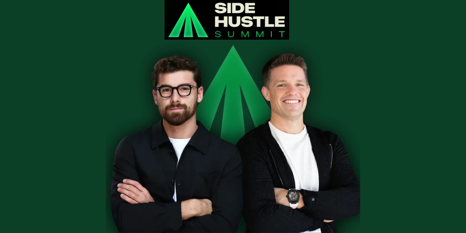 Side Hustle Summit 2026 featuring Iman Gadzhi and Russell Brunson